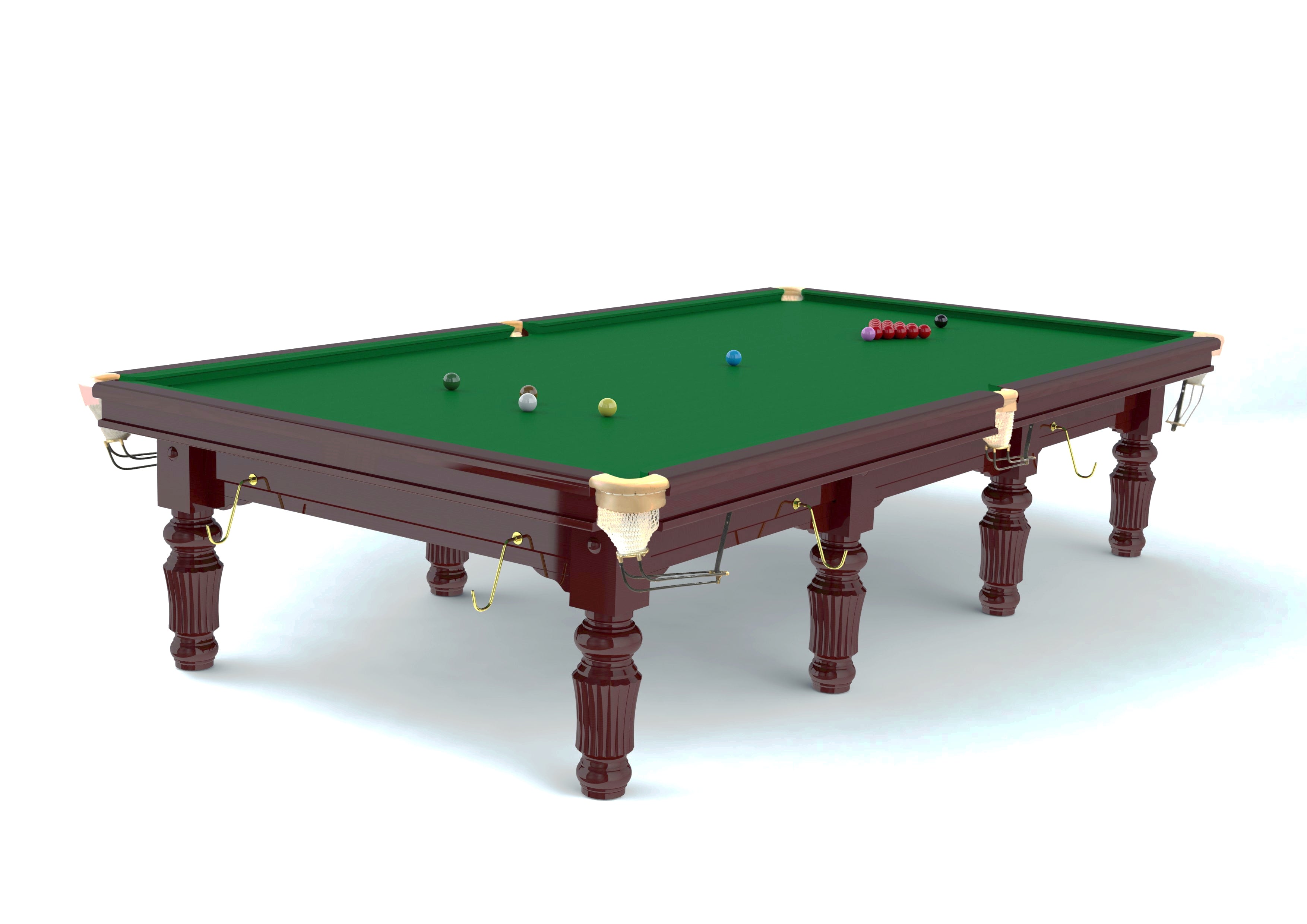 Snooker Robertson Tournament 12ft. Mahagoni Snooker Robertson Tournament 12ft. Mahagoni